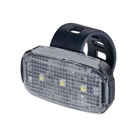  BBB Cycling kerékpáros első lámpa BLS-146 Spot, 24 lumen, 3 mód, micro USB tölthető 300mAh akku, gumis felfogatással