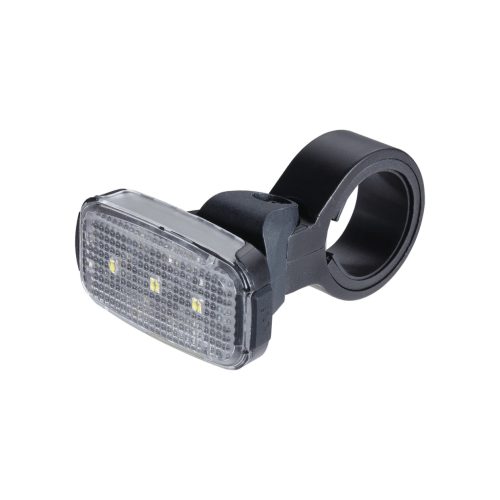 BBB Cycling kerékpáros első lámpa BLS-146 Spot, 24 lumen, 3 mód, micro USB tölthető 300mAh akku, gumis felfogatással
