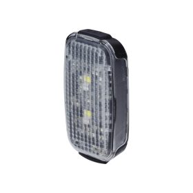   BBB Cycling kerékpáros első/hátsó lámpa BLS-149 SpotDuo, 20 lumen, 2x2 mód (első és hátsó lámpaként is használható), micro USB tölthető 300 mAh akku, gumis felfogatással