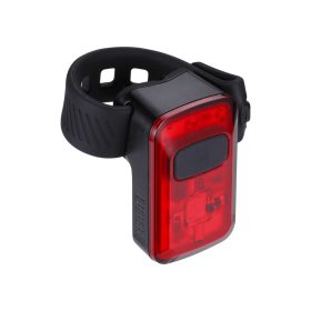   BBB Cycling kerékpáros hátsó lámpa BLS-152 Spark 2.0, 10 lumen, 4mód, USB C tölthető 300 mAh akku, gumis felfogatással