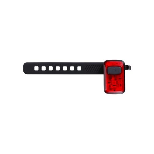 BBB Cycling kerékpáros hátsó lámpa BLS-152 Spark 2.0, 10 lumen, 4mód, USB C tölthető 300 mAh akku, gumis felfogatással