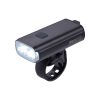 BBB Cycling kerékpáros első lámpa BLS-172 StrikeDuo, 1600 lumen, 7 mód, USB-C tölthető 5200 mAh akku, gumis felfogatással, távirányító kompatibilis (BLS-179)