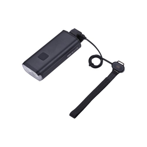 BBB Cycling kerékpáros első lámpa BLS-173 StrikeDuo, 2000 lumen, 7 mód, USB-C tölthető 6700 mAh akku, gumis felfogatással, távirányítóval a csomagban (BLS-179)