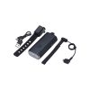 BBB Cycling kerékpáros első lámpa BLS-173 StrikeDuo, 2000 lumen, 7 mód, USB-C tölthető 6700 mAh akku, gumis felfogatással, távirányítóval a csomagban (BLS-179)