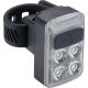 BBB Cycling kerékpáros első lámpa BLS-235 Slide, 50 lumen, 5 mód, micro USB tölthető 500mAh akku, gumis felfogatással