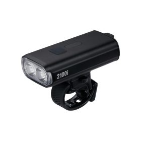   BBB Cycling kerékpáros első lámpa BLS-273i StrikeDuo 2100i, 2100 lumen, 8 mód, USB-C tölthető akku, gumis felfogatás, visszajelzővel, vezeték nélküli távirányítóval (BLS-178i)