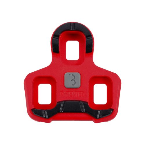 BBB Cycling kerékpáros pedálstopli BPD-04A MultiClip, Look Keo kompatibilis, 7 fokos, piros