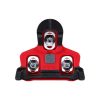 BBB Cycling kerékpáros pedálstopli BPD-06A PowerClip, SPD-SL kompatibilis, 6 fokos, piros