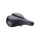 BBB Cycling kerékpáros nyereg BSD-102 ComfortPlus Relaxed, unisex, kiegyenesedett testtartáshoz ajánlott, emlékező szivacsos, 205mm széles, fekete