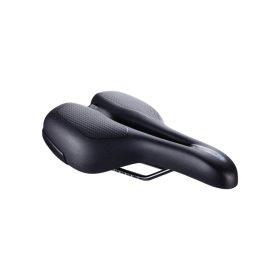   BBB Cycling kerékpáros nyereg BSD-111 SportPlus, unisex, aktív testtartáshoz ajánlott, emlékező szivacsos, 170mm széles, fekete