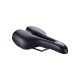 BBB Cycling kerékpáros nyereg BSD-111 SportPlus, unisex, aktív testtartáshoz ajánlott, emlékező szivacsos, 170mm széles, fekete