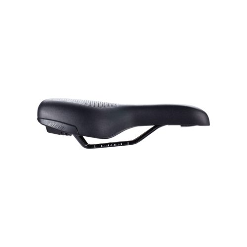 BBB Cycling kerékpáros nyereg BSD-111 SportPlus, unisex, aktív testtartáshoz ajánlott, emlékező szivacsos, 170mm széles, fekete