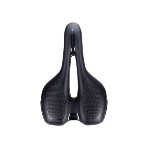 BBB Cycling kerékpáros nyereg BSD-111 SportPlus, unisex, aktív testtartáshoz ajánlott, emlékező szivacsos, 170mm széles, fekete