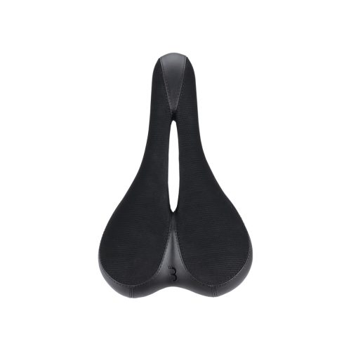 BBB Cycling kerékpáros nyereg BSD-12 MultiDensity, férfi, laza kerékpározási testtartáshoz, 170mm széles, fekete
