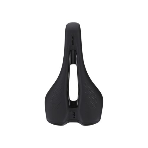 BBB Cycling kerékpáros nyereg BSD-142 Echelon, unisex, sportos kerékpározási testtartáshoz, 155mm széles, fekete