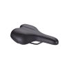BBB Cycling kerékpáros nyereg BSD-91 Meander Active, unisex, aktív kerékpározási testtartáshoz, 170mm széles, fekete