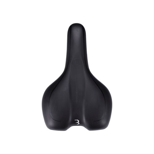 BBB Cycling kerékpáros nyereg BSD-91 Meander Active, unisex, aktív kerékpározási testtartáshoz, 170mm széles, fekete