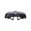BBB Cycling kerékpáros nyereg BSD-92 Meander Active, unisex, aktív kerékpározási testtartáshoz, 185mm széles, fekete