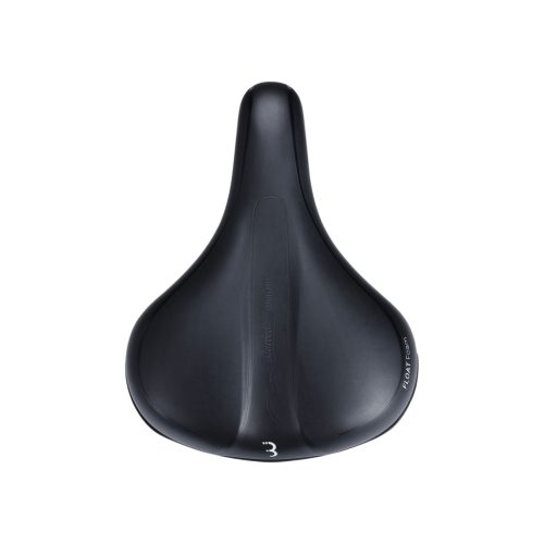 BBB Cycling kerékpáros nyereg BSD-93 Meander Relaxed, unisex, laza kerékpározási testtartáshoz, 205mm széles, fekete