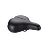 BBB Cycling kerékpáros nyereg BSD-94 Meander Upright, unisex, kiegyenesedett kerékpározási testtartáshoz, 225mm széles, fekete