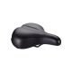 BBB Cycling kerékpáros nyereg BSD-94 Meander Upright, unisex, kiegyenesedett kerékpározási testtartáshoz, 225mm széles, fekete