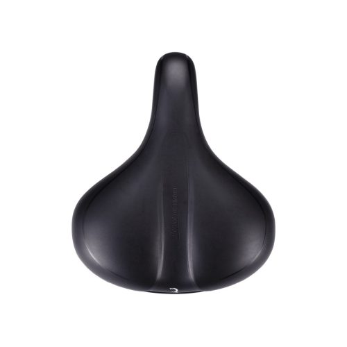 BBB Cycling kerékpáros nyereg BSD-94 Meander Upright, unisex, kiegyenesedett kerékpározási testtartáshoz, 225mm széles, fekete