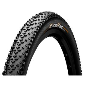   Continental MTB kerékpáros külső gumi 55-559 Race King ProTection 26x2,2, hookless felni kompatibilis, tubeless ready, fekete/fekete, Skin hajtogathatós