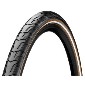   Continental kerékpáros külső gumi 37-622 Ride City 700x37C fekete/barna, reflektoros