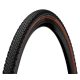 Continental gravel-cyclocross kerékpáros külső gumi 40-622 Terra Speed ProTection 28x1,5, hookless felni kompatibilis, tubeless ready, fekete/transparent hajtogathatós Skin