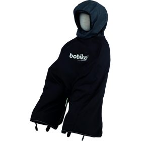   Bobike thermo poncho első gyerekülésekhez fényvisszaverővel, fekete