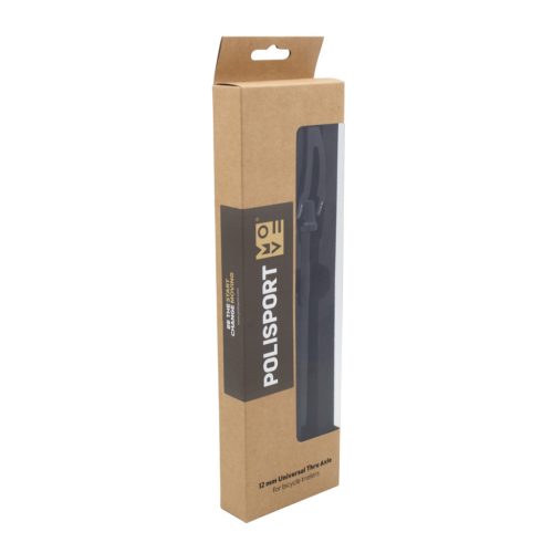 Bobike-Polisport kerékpár tengely és adapter szett utánfutóhoz - 12mm-es átütő tengelyes kerékpárokhoz