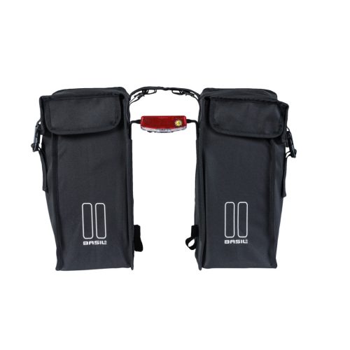 Basil dupla táska Mara XXL Double Bag, pántos, fekete