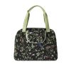 Basil egyoldalas táska Wanderlust Carry All, Hook ON, mintás charcoal fekete