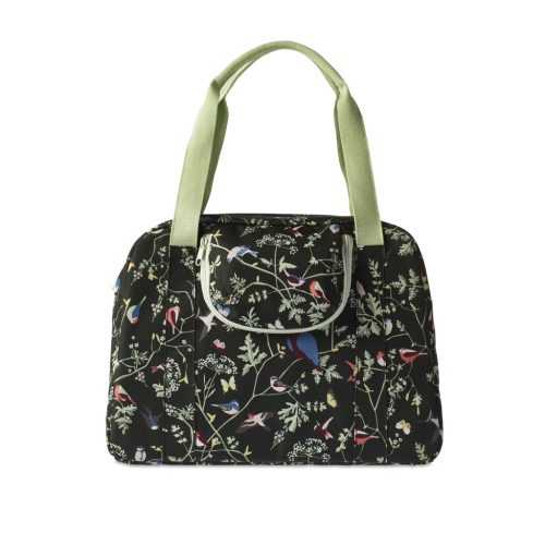 Basil egyoldalas táska Wanderlust Carry All, Hook ON, mintás charcoal fekete