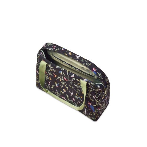 Basil egyoldalas táska Wanderlust Carry All, Hook ON, mintás charcoal fekete