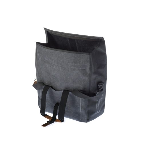 Basil egyoldalas táska Urban Dry Business Bag, Hook ON, charcoal fekete