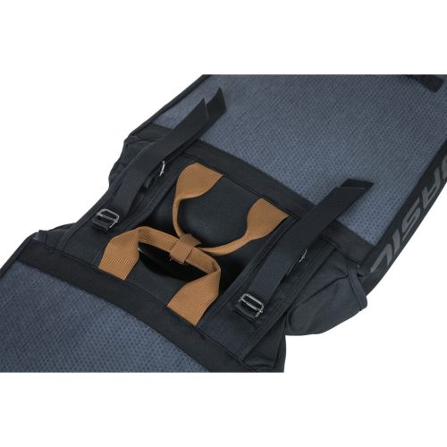 Basil dupla táska Miles Double Bag, Universal Bridge System, fekete szürke
