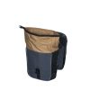 Basil dupla táska Miles Double Bag, Universal Bridge System, fekete szürke