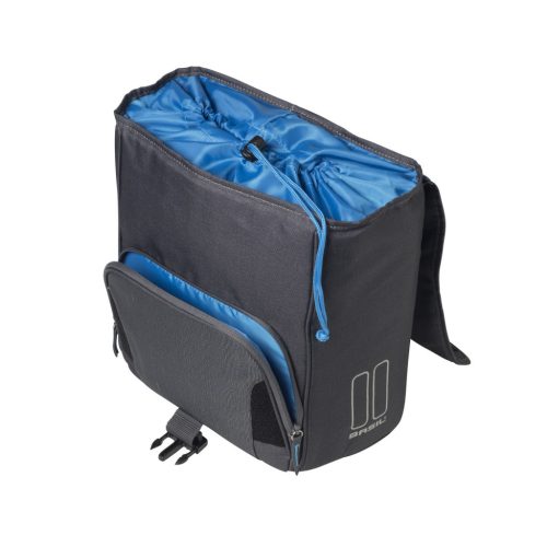 Basil egyoldalas táska Sport Design Commuter Bag, Hook ON, grafitszürke