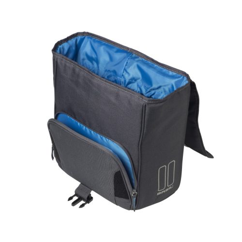 Basil egyoldalas táska Sport Design Commuter Bag, Hook ON, grafitszürke