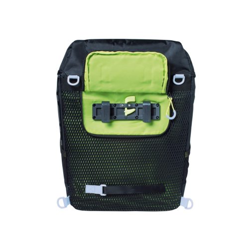 Basil egyoldalas táska és hátizsák Miles Daypack, Hook ON, fekete lime