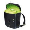 Basil egyoldalas táska és hátizsák Miles Daypack, Hook ON, fekete lime