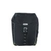 Basil dupla táska Miles Double Bag, Universal Bridge System, fekete lime