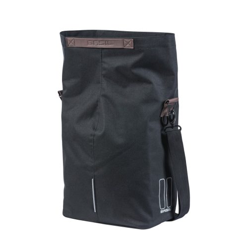 Basil egyoldalas táska City Shopper, Hook ON, fekete