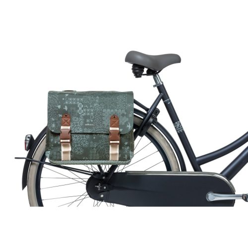Basil dupla táska Boheme Double Bag, Universal Bridge System, forest zöld