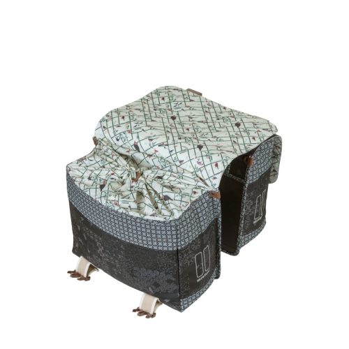 Basil dupla táska Boheme Double Bag, Universal Bridge System, charcoal fekete