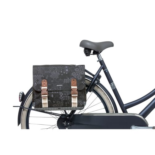 Basil dupla táska Boheme Double Bag, Universal Bridge System, charcoal fekete
