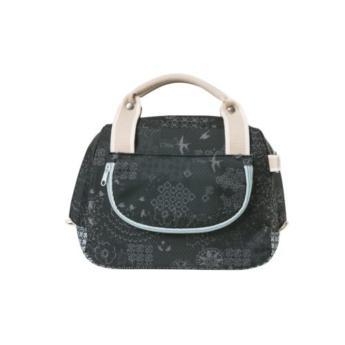 Basil kormánytáska Boheme City Bag, KF kompatibilis, kormányadapter nélkül (TBA 70177), charcoal fekete
