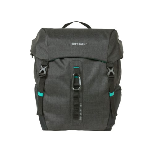 Basil egyoldalas táska Discovery 365D Single Bag M, Hook ON, szürke
