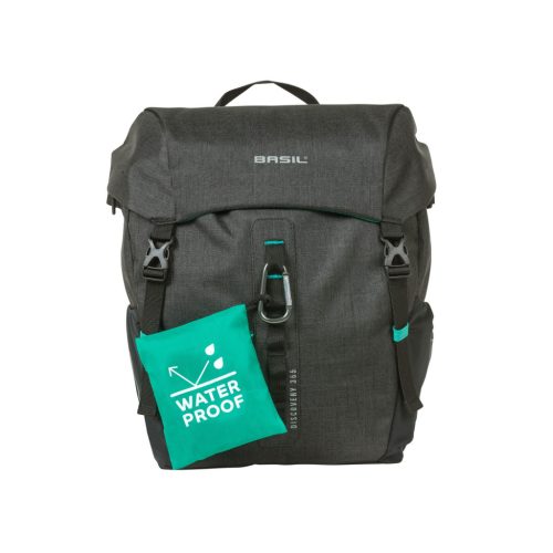 Basil egyoldalas táska Discovery 365D Single Bag M, Hook ON, szürke
